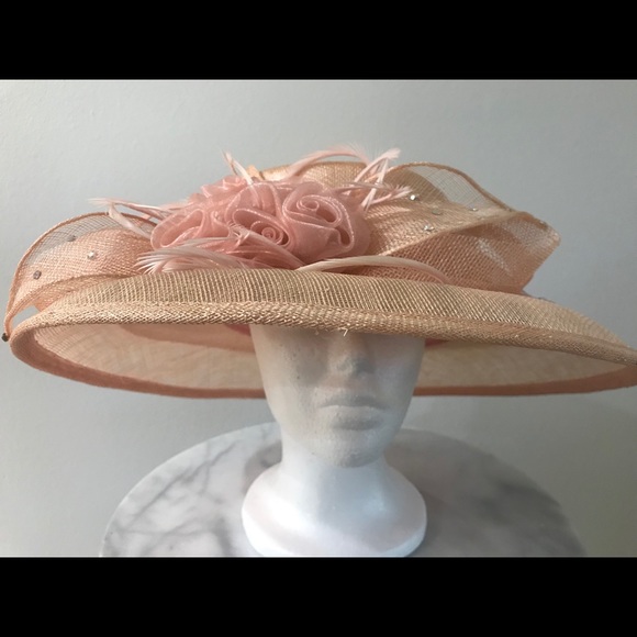 Designer Straw Church or Derby Hat